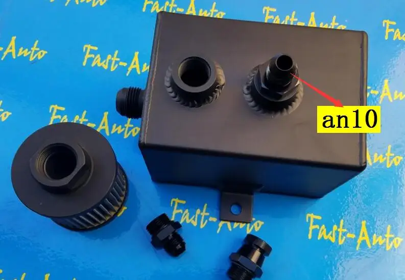 10an an10 an 10 7/8unf thread fitting 2L Oil Catch Tank fuel tank for racing car
10an an10 an 10 7/8unf thread fitting 2L Oil Catch Tank fuel tank for racing car
