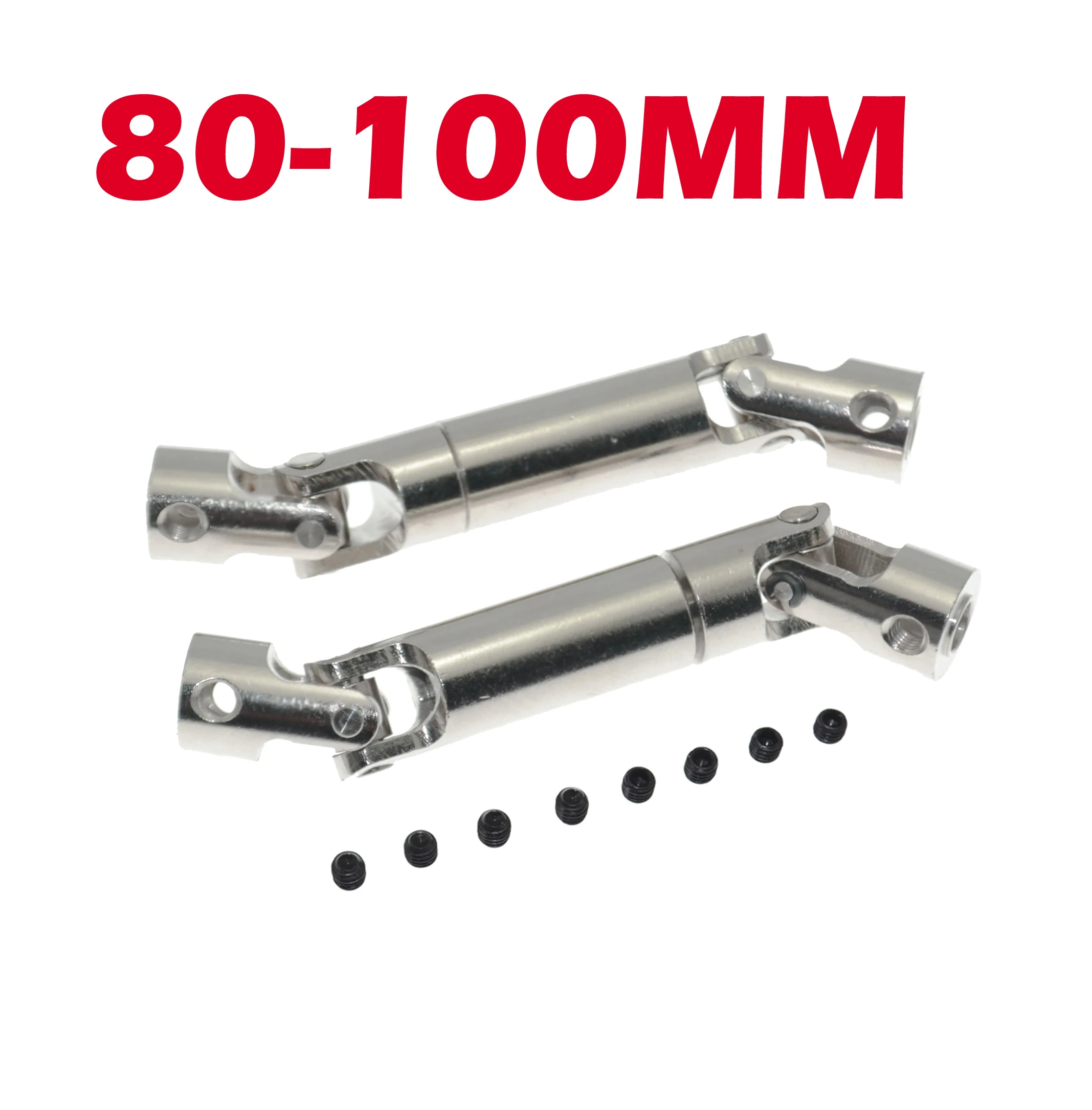 2PCS 80-100mm Metal Universal Drive Shaft CVD for RC Crawler Car SCX10 RC4WD TAMIYA D90 D110 RC Cars Part Accessories
2PCS 80-100mm Metal Universal Drive Shaft CVD for RC Crawler Car SCX10 RC4WD TAMIYA D90 D110 RC Cars Part Accessories