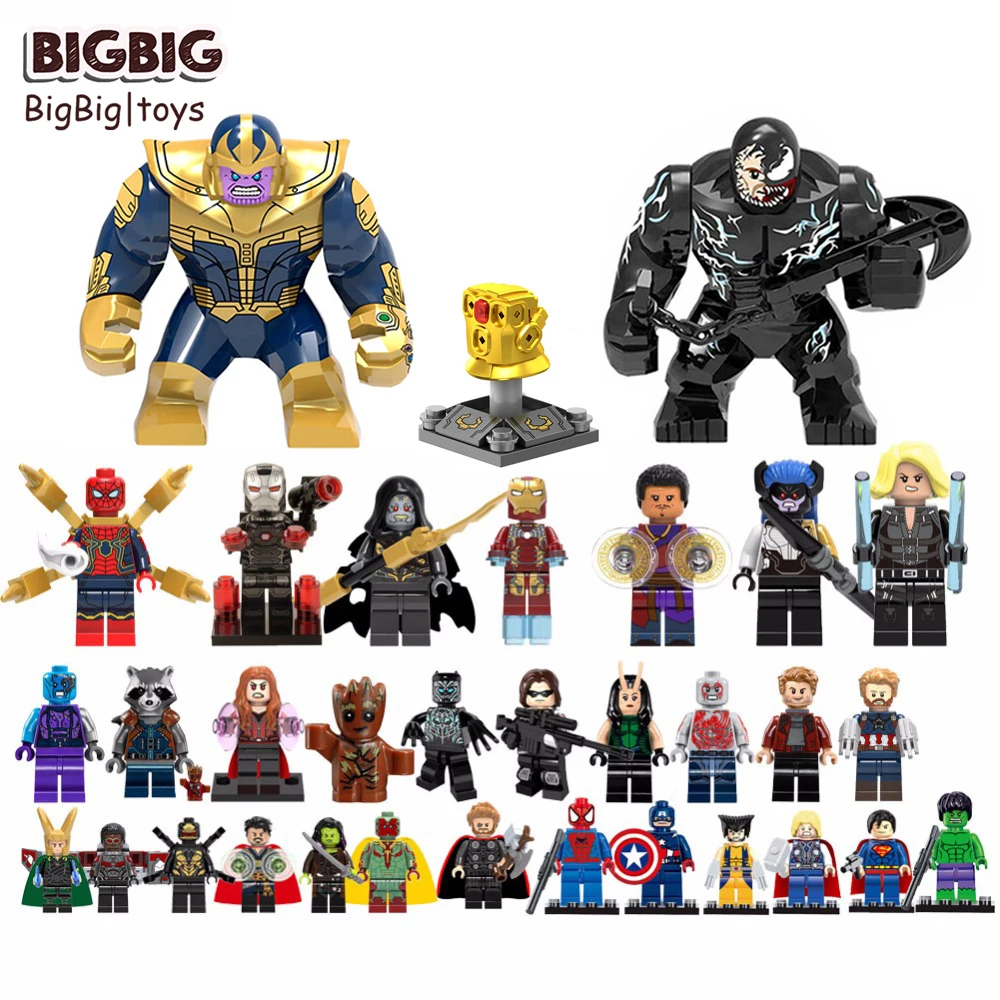 Legoing Marvels Heroes Figures Avengers Infinity WAR Spiderman Captain America Hulk Building Blocks Toys DIY Gift Figures
Legoing Marvels Heroes Figures Avengers Infinity WAR Spiderman Captain America Hulk Building Blocks Toys DIY Gift Figures