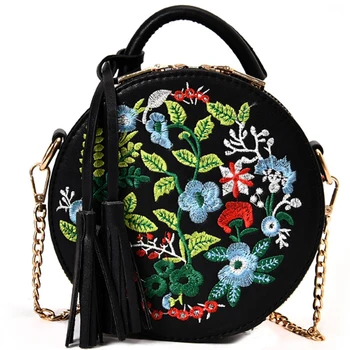 2018 summer new small bag ethnic embroidery flower bag female handbag mini tide round bag shoulder Messenger Bag
2018 summer new small bag ethnic embroidery flower bag female handbag mini tide round bag shoulder Messenger Bag