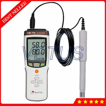 Digtal LCD Indoor Outdoor Tester Temperature Humidity Meter HE710-EX 2 Channel Thermometer Hygrometer Manual Record 88 Data Hold
Digtal LCD Indoor Outdoor Tester Temperature Humidity Meter HE710-EX 2 Channel Thermometer Hygrometer Manual Record 88 Data Hold