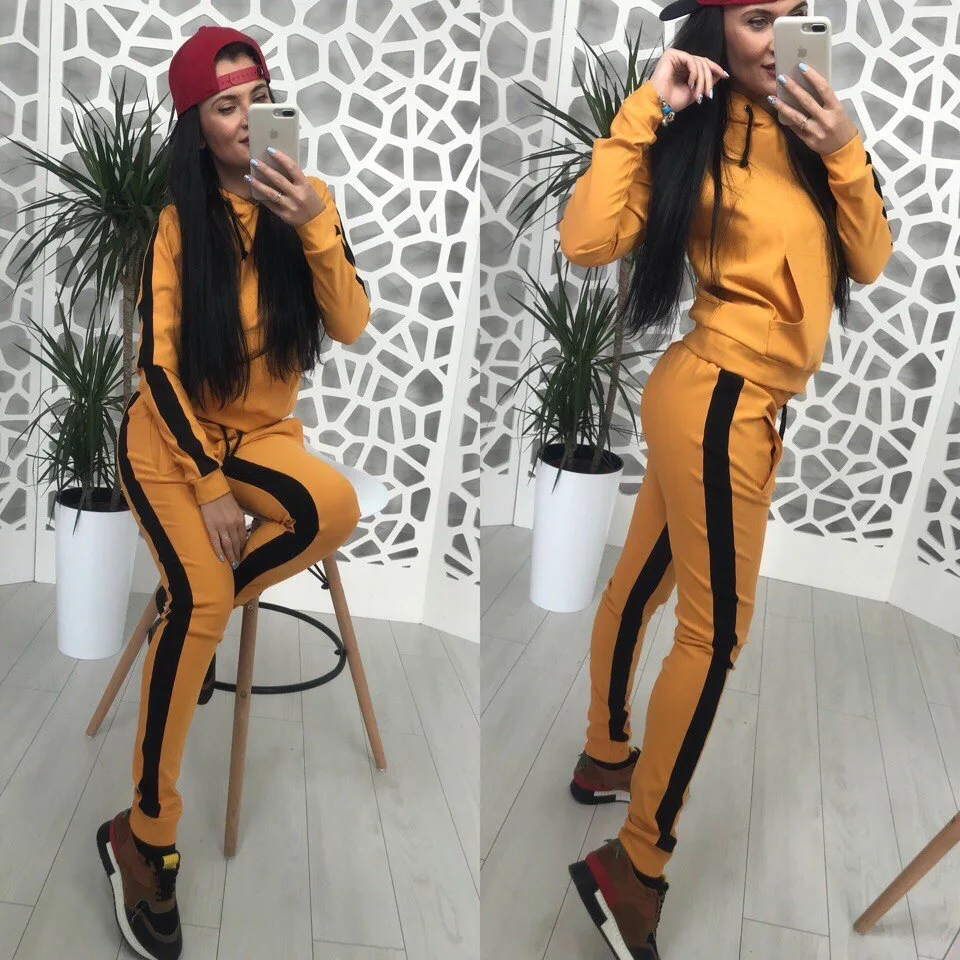 ZOGAA Spring 2019 Casaul Tracksuit Women 2 Piece Set Top And Pants Striped Patchwork Zipper Sexy Sweatshirt Sweat Suit
ZOGAA Spring 2019 Casaul Tracksuit Women 2 Piece Set Top And Pants Striped Patchwork Zipper Sexy Sweatshirt Sweat Suit