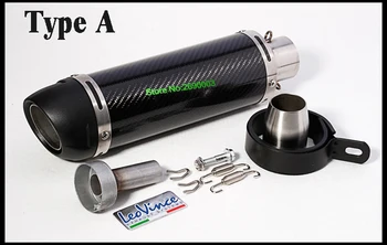 Universal 51mm Inlet Leovince Motorbike Motorcycle Scooter Exhaust Pipe Muffler Escape with DB Killer with Db Killer
Universal 51mm Inlet Leovince Motorbike Motorcycle Scooter Exhaust Pipe Muffler Escape with DB Killer with Db Killer