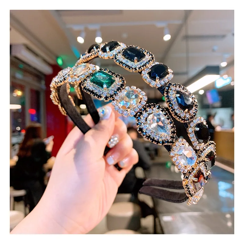 Colorful Gem Baroque Headbands For Women Diamond Hair Accessories Pearl Headband for Girls Crown Flower Hairbands Head Wrap
Colorful Gem Baroque Headbands For Women Diamond Hair Accessories Pearl Headband for Girls Crown Flower Hairbands Head Wrap