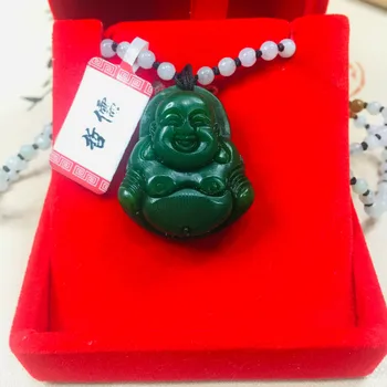 Zhe Ru Jewelry Pure Natural Jasper Carved Baby Buddha Pendant Tricolor Jade Bead Necklace Send A Certificate
Zhe Ru Jewelry Pure Natural Jasper Carved Baby Buddha Pendant Tricolor Jade Bead Necklace Send A Certificate