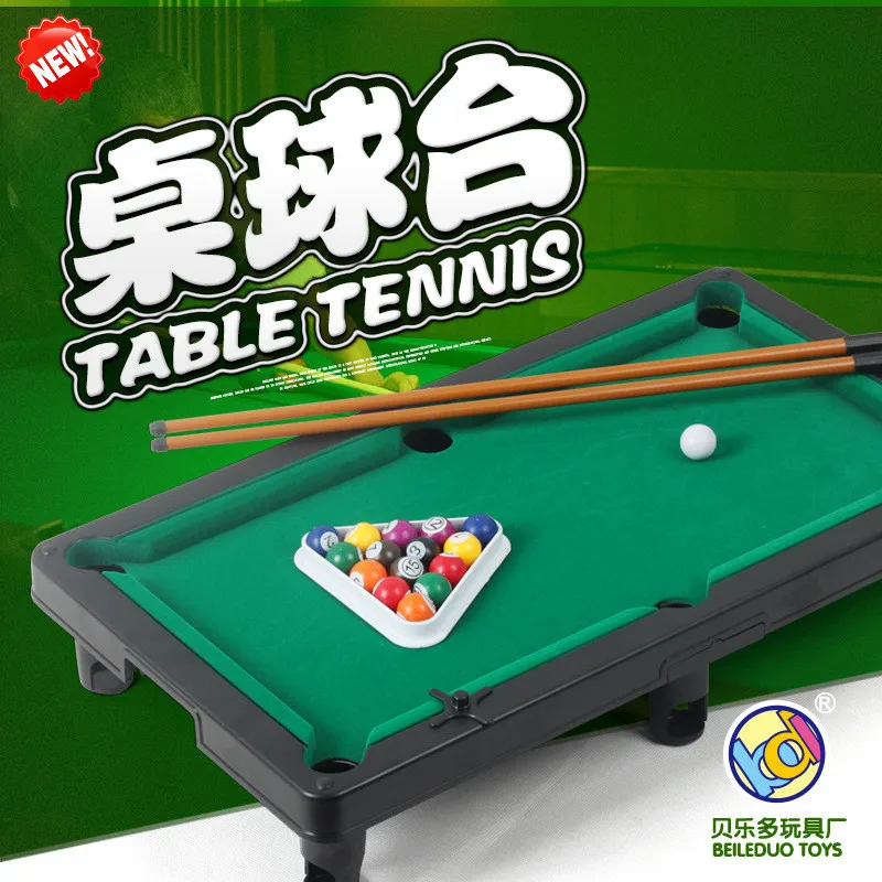 Image New Kids Educational Sports Mini American Pool Table 2 Players Games Outdoor Toys Billiard Snooker Game Children Play Sport Toy