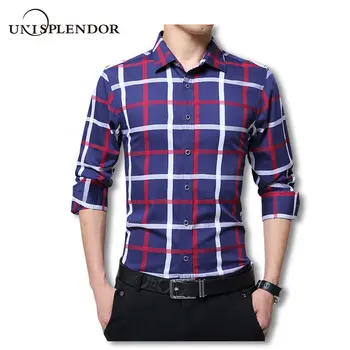 2020 High Quality 100% Cotton Men Dress Shirt Slim Fit Casual Spring Shirts Men Plaid Long Sleeve Shirts Plus Size YN10027
2020 High Quality 100% Cotton Men Dress Shirt Slim Fit Casual Spring Shirts Men Plaid Long Sleeve Shirts Plus Size YN10027