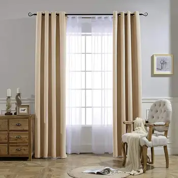 Solid Blackout Curtains for Living Room Bedroom Window Treatment Blinds Finished Drapes Modern Black Out Curtain
Solid Blackout Curtains for Living Room Bedroom Window Treatment Blinds Finished Drapes Modern Black Out Curtain