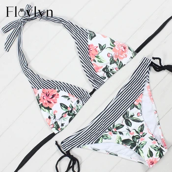 Floylyn Bikinis Women Sexy Swimwear Floral Print Bikini Halter Swimsuit Bandage Bathing Suit Women Cute Bikini Set Monokini
Floylyn Bikinis Women Sexy Swimwear Floral Print Bikini Halter Swimsuit Bandage Bathing Suit Women Cute Bikini Set Monokini