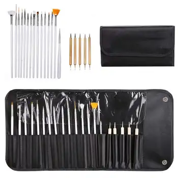 ELECOOL 20pcs/lot Nail Art Brush Pens UV Gel Nail Polish Painting Drawing Brushes Set Manicure Carving Brush Tools Kit For Nail
ELECOOL 20pcs/lot Nail Art Brush Pens UV Gel Nail Polish Painting Drawing Brushes Set Manicure Carving Brush Tools Kit For Nail