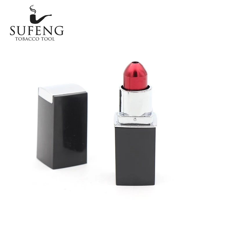 New metal personality lipstick model small pipe, 72mm small popular tobacco pipe, easy to carry, free delivery
New metal personality lipstick model small pipe, 72mm small popular tobacco pipe, easy to carry, free delivery