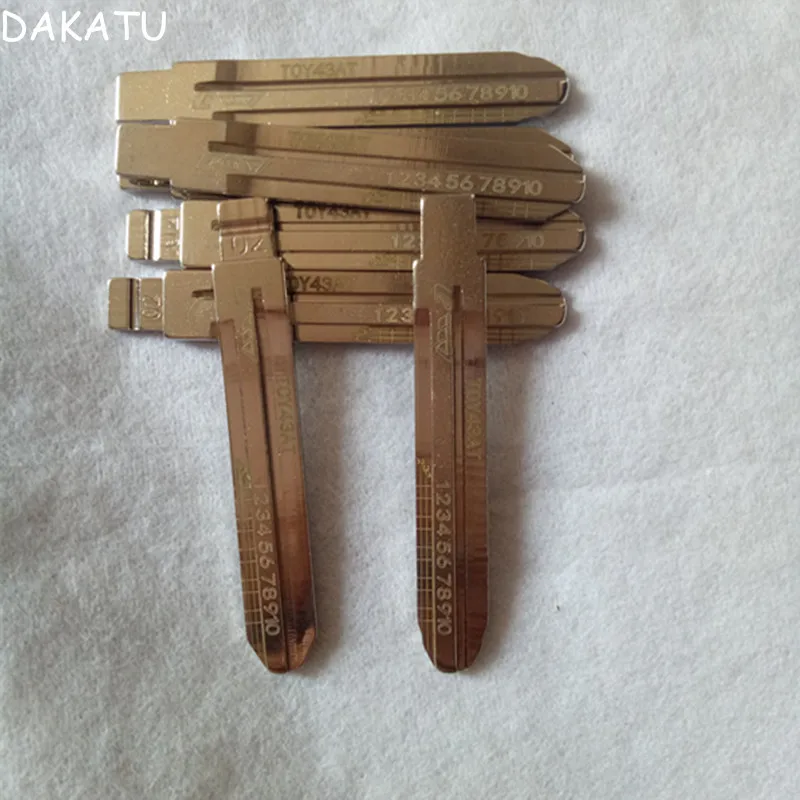 NO.02 Original Engraved Line Key Blade TOY43AT For Toyota Camry Reiz Corolla Scale Shearing Teeth Blank Cutting Key Blade
NO.02 Original Engraved Line Key Blade TOY43AT For Toyota Camry Reiz Corolla Scale Shearing Teeth Blank Cutting Key Blade