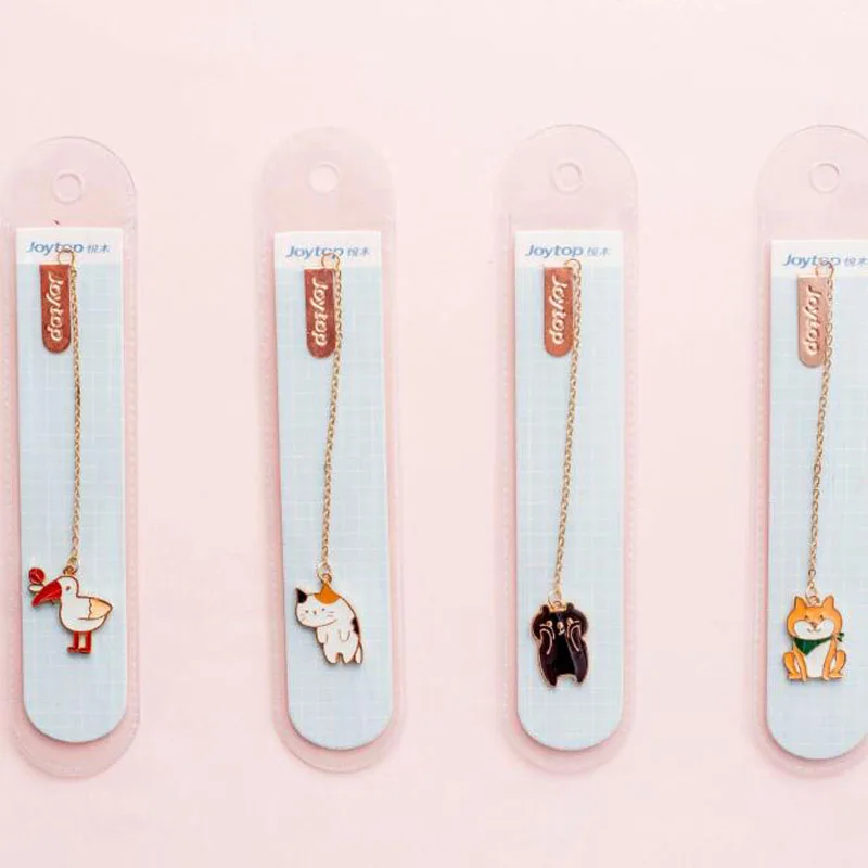 Creative Animal Modeling Metal Pendant Bookmarks Cute Kawaii Books Mark Paper Clips Children Students School Office Stationery
Creative Animal Modeling Metal Pendant Bookmarks Cute Kawaii Books Mark Paper Clips Children Students School Office Stationery