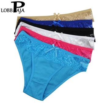 LOBBPAJA 6 pcs / Lot Women Underwear Cotton Lace Sexy Panties Low Rise Girls Bikini Briefs Ladies Knickers Lingerie for Women
LOBBPAJA 6 pcs / Lot Women Underwear Cotton Lace Sexy Panties Low Rise Girls Bikini Briefs Ladies Knickers Lingerie for Women