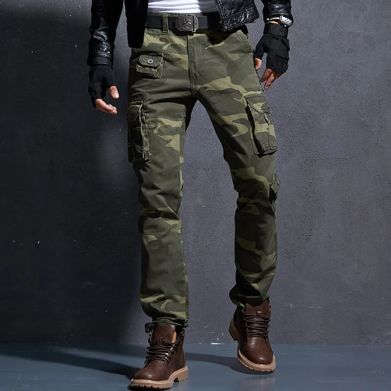 ICPANS Camo Cargo Pants Men Cotton Streetwear Autumn multi-pocket military tactical Pants men's Army Overalls Male Trousers
ICPANS Camo Cargo Pants Men Cotton Streetwear Autumn multi-pocket military tactical Pants men's Army Overalls Male Trousers