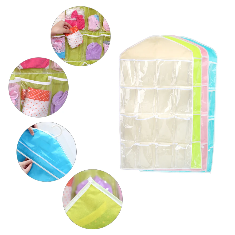 Socks Briefs Organizer Wardrobe Hanging Holder for Closet Shoes Underpants Storage Clothing Hanger Bags 16 Pockets
Socks Briefs Organizer Wardrobe Hanging Holder for Closet Shoes Underpants Storage Clothing Hanger Bags 16 Pockets