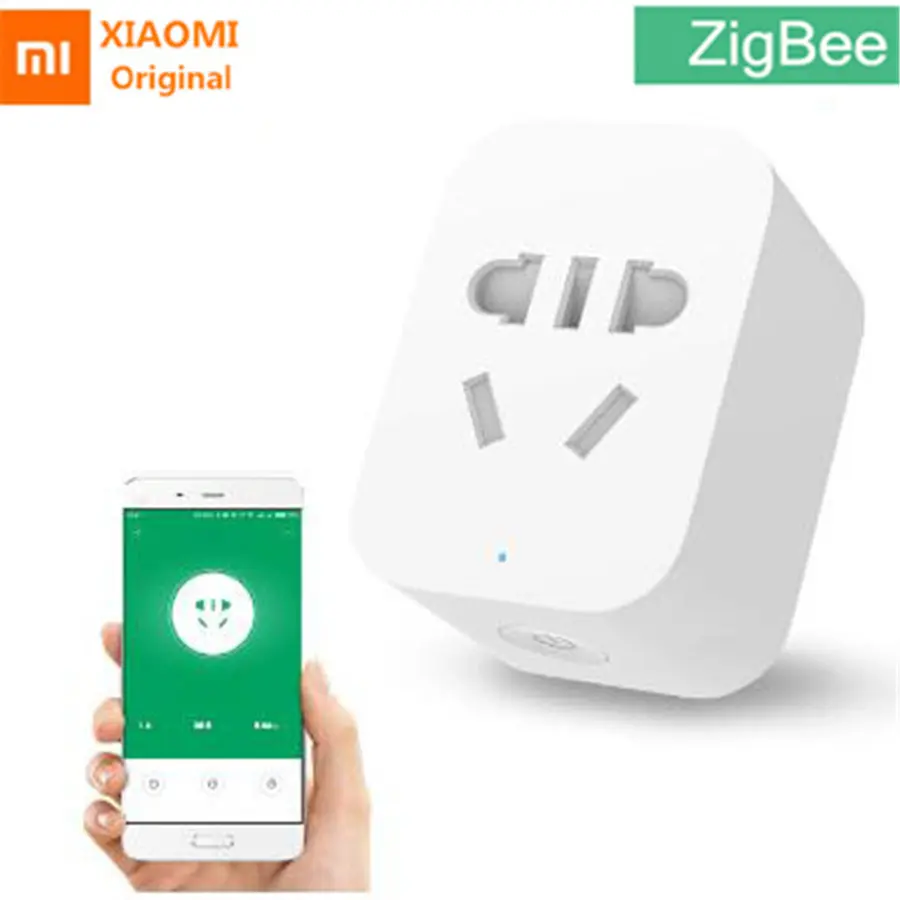 

Original Mijia Xiaomi Smart WiFi Socket Plug ZigBee Version Remote Control Accept EU US AU Plug Adaptor Using by Xiaomi Home APP