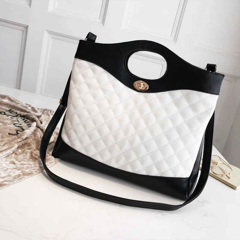 Large Capacity Leather Tote Bags for Women 2019 White Black Shopping Bags Shoulder Bag Female Handbags Bolsas De Mujer B210
Large Capacity Leather Tote Bags for Women 2019 White Black Shopping Bags Shoulder Bag Female Handbags Bolsas De Mujer B210