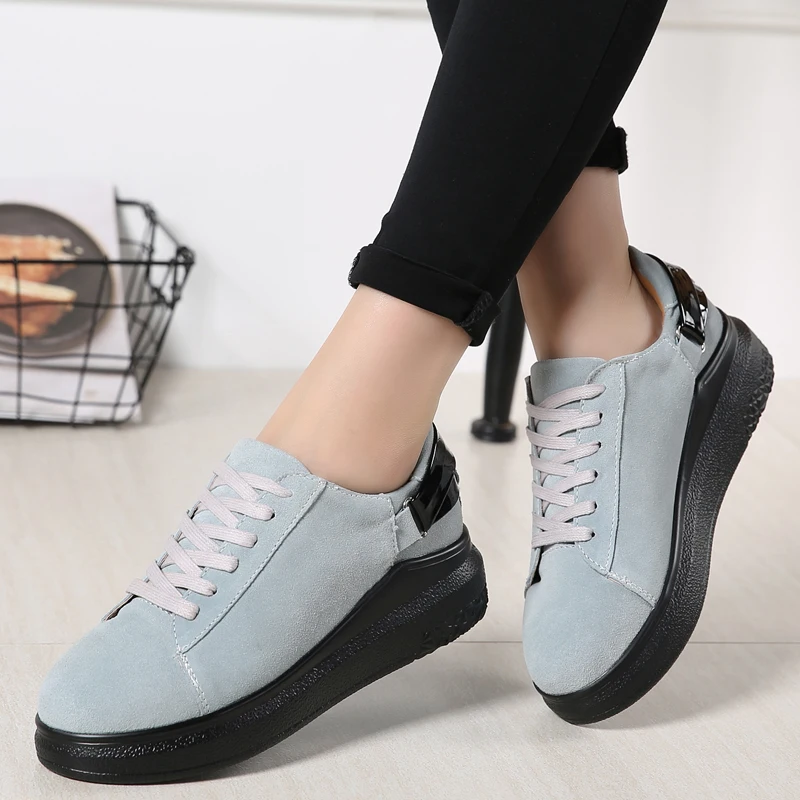 Spring Autumn 2019 women oxfords shoes casual flats shoes woman Suede leather shoes round toe lace up flats Shoe
Spring Autumn 2019 women oxfords shoes casual flats shoes woman Suede leather shoes round toe lace up flats Shoe