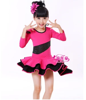 Free shipping 110-160cm rumba latin dance dress tango samba rosy black competition stage professional girl child dress costume
Free shipping 110-160cm rumba latin dance dress tango samba rosy black competition stage professional girl child dress costume