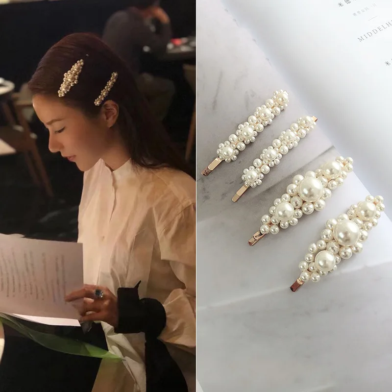 Fashion Hair Claws Imitation Pearl Lady Headwear Accessories for Women Hairpins Plastic Elastic Barrette Hot
Fashion Hair Claws Imitation Pearl Lady Headwear Accessories for Women Hairpins Plastic Elastic Barrette Hot