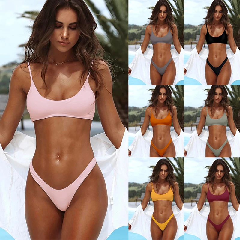 Women 2 Piece Swimsuit Thong Bikini Swim Bra Women Swimsuit Push Up Sports Set Female Bathing Suit Summer Swimwear Swimsuits
Women 2 Piece Swimsuit Thong Bikini Swim Bra Women Swimsuit Push Up Sports Set Female Bathing Suit Summer Swimwear Swimsuits
