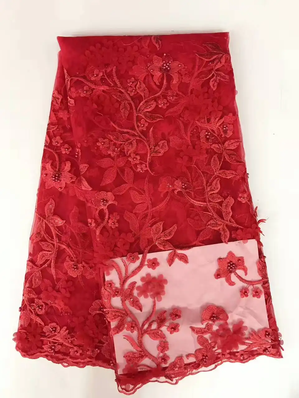 High Quality Hand Embroidery African Nigerian Guipure Lace Fabric French Net Tulle Lace Fabric with beads For party Dress JY01
High Quality Hand Embroidery African Nigerian Guipure Lace Fabric French Net Tulle Lace Fabric with beads For party Dress JY01
