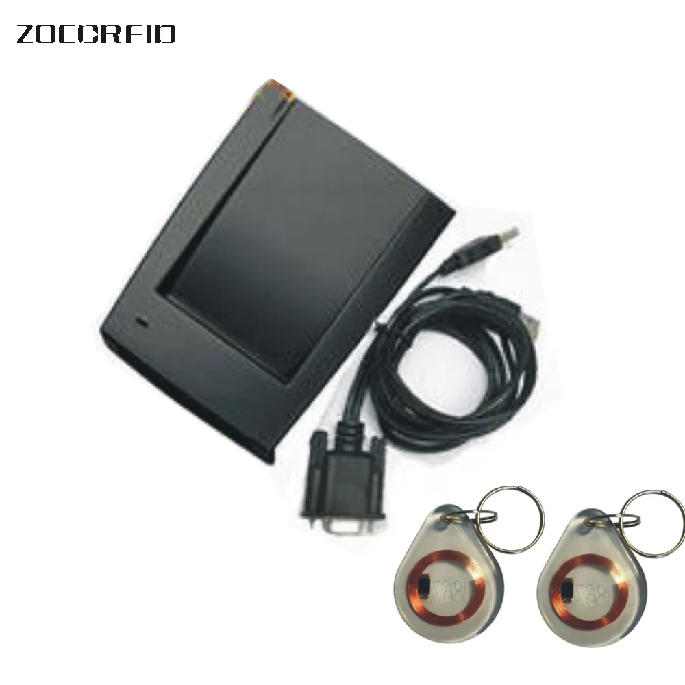 Wholesale RS232 output format 125KHz EM4100 RFID Proximity Reader/ID card reader RS232 prot/9600 + 5 Key Tags
Wholesale RS232 output format 125KHz EM4100 RFID Proximity Reader/ID card reader RS232 prot/9600 + 5 Key Tags