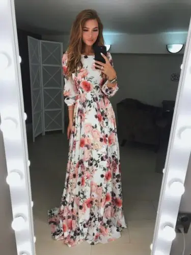 Bohemia Beach Sexy Fashion Comfortable Long Dress Vintage Floral Summer Holiday Gypsy Womens Ethnic Dress
Bohemia Beach Sexy Fashion Comfortable Long Dress Vintage Floral Summer Holiday Gypsy Womens Ethnic Dress