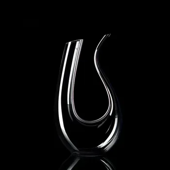 Handmade U Shape Crystal Red Wine Pourer Glass 1500ml Decanter Brandy Decant Set Jug For Bar Champagne Water Bottle
Handmade U Shape Crystal Red Wine Pourer Glass 1500ml Decanter Brandy Decant Set Jug For Bar Champagne Water Bottle