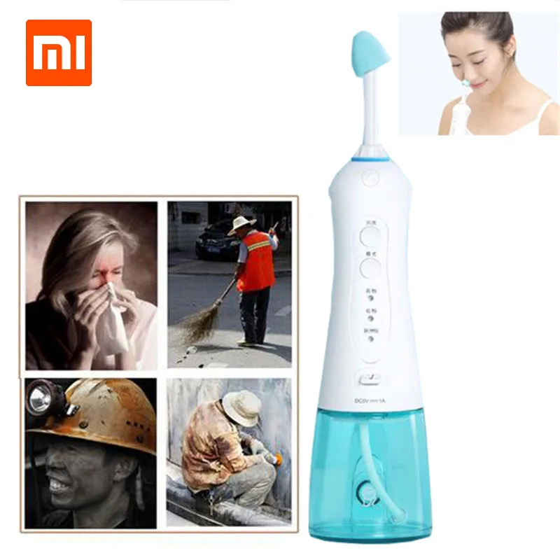 Xiaomi Miaomiaoce Electric Nasal Wash 360 degree rotation Cleaner Nose Rechargeable Waterproof Allergic Rhinitis Neti Pot Kit
Xiaomi Miaomiaoce Electric Nasal Wash 360 degree rotation Cleaner Nose Rechargeable Waterproof Allergic Rhinitis Neti Pot Kit