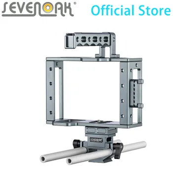 Sevenoak Aluminum Camera Cage with Top Handle, HDMI Adapter & 15mm Rail System, Quick-Release Base for DLSR Camera Camcorderss
Sevenoak Aluminum Camera Cage with Top Handle, HDMI Adapter & 15mm Rail System, Quick-Release Base for DLSR Camera Camcorderss