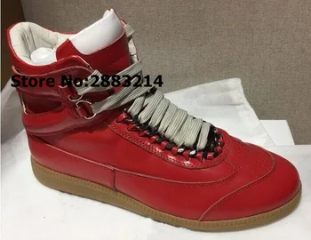Original Leather High Top Men Sneakers Tie Up Male Flats Trainers Shoes Top Quality zapatos de hombre Euro Size 38-46 Autumn
Original Leather High Top Men Sneakers Tie Up Male Flats Trainers Shoes Top Quality zapatos de hombre Euro Size 38-46 Autumn