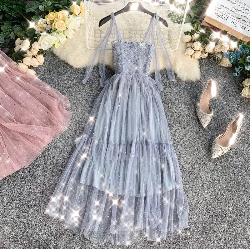 Bling Bling Shiny Mesh Dresses Women 2019 Summer Sexy Off The Shoulder Strap Dresses Lady Star Sequined Mesh Dresses
Bling Bling Shiny Mesh Dresses Women 2019 Summer Sexy Off The Shoulder Strap Dresses Lady Star Sequined Mesh Dresses
