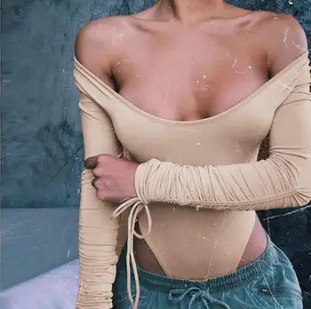 Spring Long Sleeve Skinny Sexy Bodysuit Women Fashion O-Neck Pleated Romper Women Black Casual Ladies Bodysuit Jumpsuit
Spring Long Sleeve Skinny Sexy Bodysuit Women Fashion O-Neck Pleated Romper Women Black Casual Ladies Bodysuit Jumpsuit