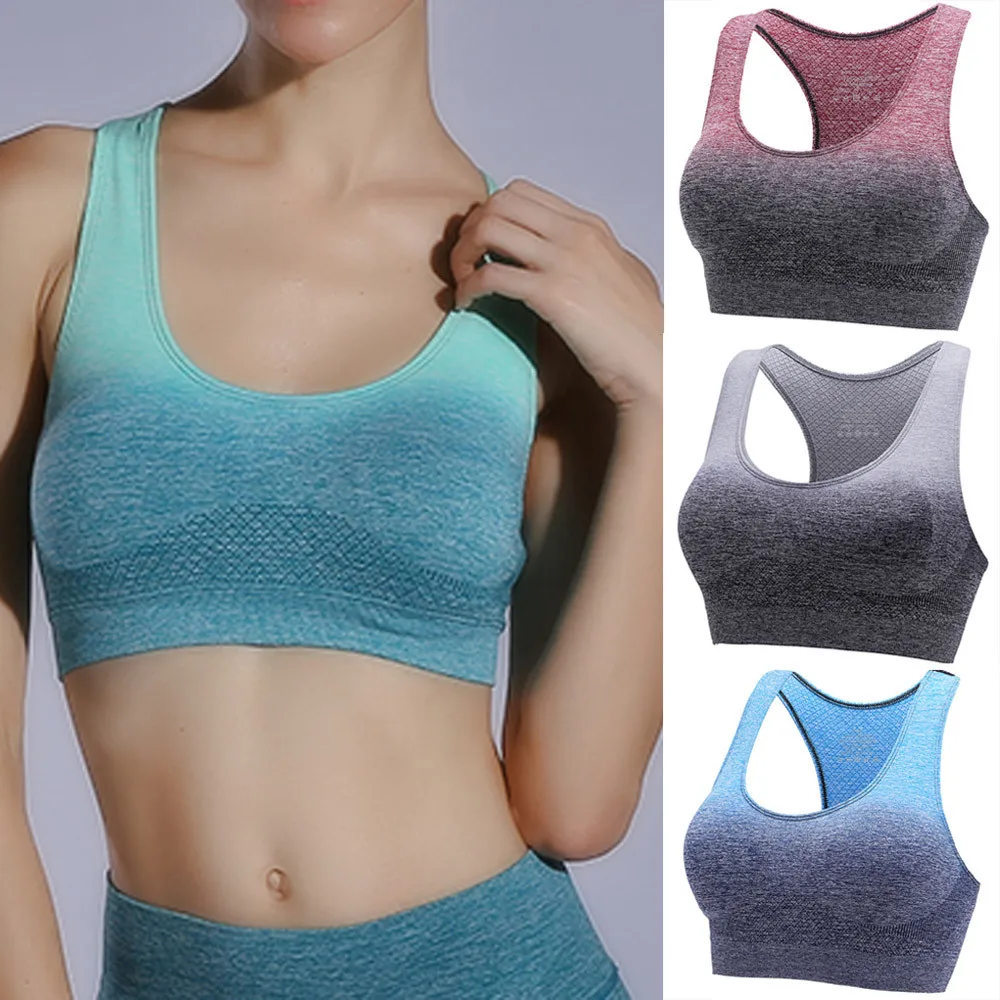Cherrys Yoga Bra Sportswear Push Up Running Sports Bra Top Padded Training Workout Active Jogger Women Fitness Gym Bra Ombre
Cherrys Yoga Bra Sportswear Push Up Running Sports Bra Top Padded Training Workout Active Jogger Women Fitness Gym Bra Ombre