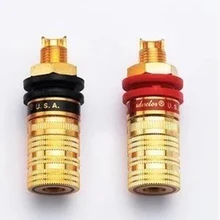 Hifi Audio 4pcs Gold Plated OFC Speaker Amplifier Binding Post Terminal Banana Plug Socket Output Connector
Hifi Audio 4pcs Gold Plated OFC Speaker Amplifier Binding Post Terminal Banana Plug Socket Output Connector