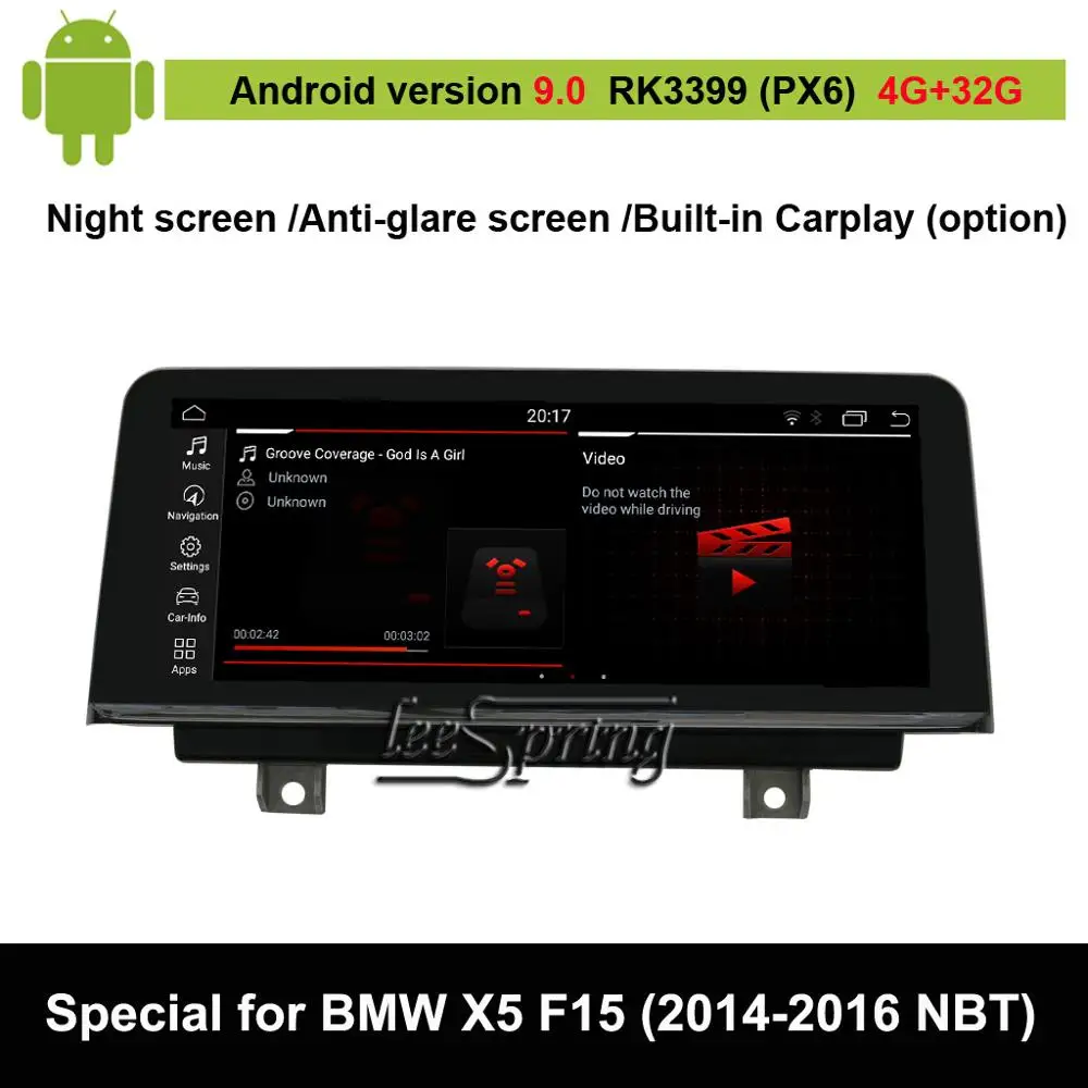 Android 9.0 Car Audio Vdieo Player for BMW X5 F15 (2014-2016 Original NBT System) Car original Screen to upgrade
Android 9.0 Car Audio Vdieo Player for BMW X5 F15 (2014-2016 Original NBT System) Car original Screen to upgrade