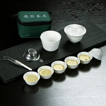 11pcs Set Chinese Travel Kung Fu Tea Set Ceramic Portable Teacup Porcelain Service Gaiwan Tea Cups Mug of Tea Ceremony Teapot
11pcs Set Chinese Travel Kung Fu Tea Set Ceramic Portable Teacup Porcelain Service Gaiwan Tea Cups Mug of Tea Ceremony Teapot