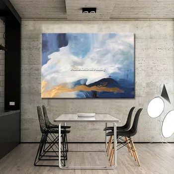 Canvas painting cuadros decoracion Seascape acrylic blue gold Nordic oil painting Wall art Pictures for living room home decor3B
Canvas painting cuadros decoracion Seascape acrylic blue gold Nordic oil painting Wall art Pictures for living room home decor3B