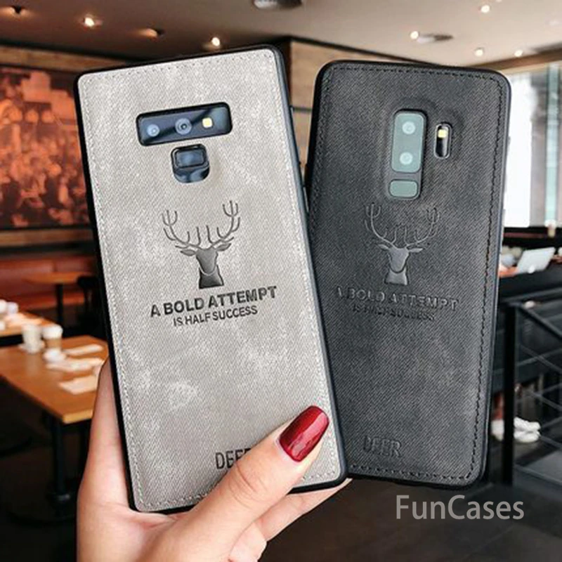 Aikewu для samsung Galaxy Note 9 чехол Обложка Note9 задняя крышка олень узор ткань