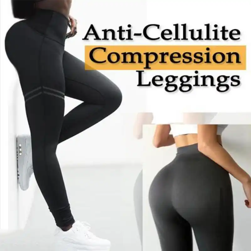 anti cellulite compression leggings plus size