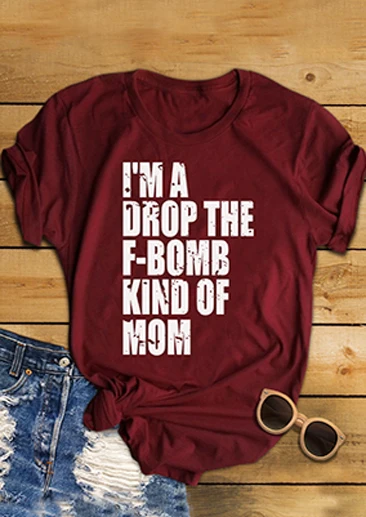 Plus Size T-Shirt Women Short Sleeve I'm A Drop The F-Bomb Kind Of Mom Print T-Shirt Summer Casual Female Ladies Tops Tee 3XL
Plus Size T-Shirt Women Short Sleeve I'm A Drop The F-Bomb Kind Of Mom Print T-Shirt Summer Casual Female Ladies Tops Tee 3XL