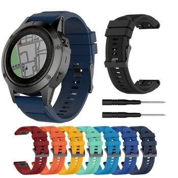YUEDAER Replacement Watch Band For Garmin Fenix 5X Watch Strap 26MM Silicon Watchband For Garmin Fenix 3 3 HR Quick Release Band
YUEDAER Replacement Watch Band For Garmin Fenix 5X Watch Strap 26MM Silicon Watchband For Garmin Fenix 3 3 HR Quick Release Band