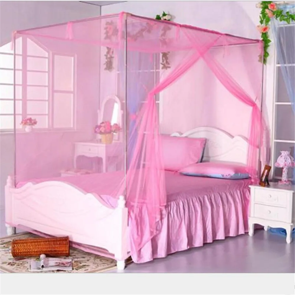Canopy White Four Corner Post Student Canopy Bed Mosquito Net Netting Queen King Twin Size
Canopy White Four Corner Post Student Canopy Bed Mosquito Net Netting Queen King Twin Size