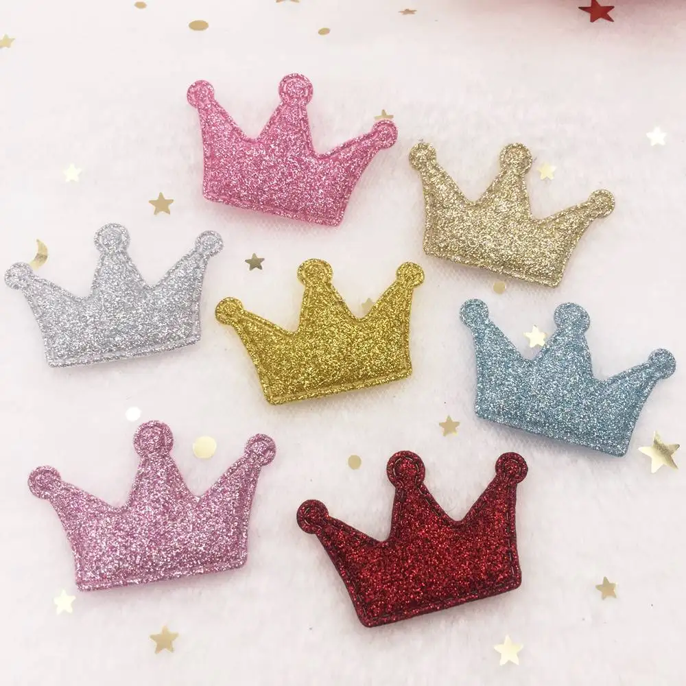 Glitter Padded Bepowder Fabric Mix Beautiful Crown Applique Wedding Making Children Hair Clip DIY Craft Supplies E172
Glitter Padded Bepowder Fabric Mix Beautiful Crown Applique Wedding Making Children Hair Clip DIY Craft Supplies E172