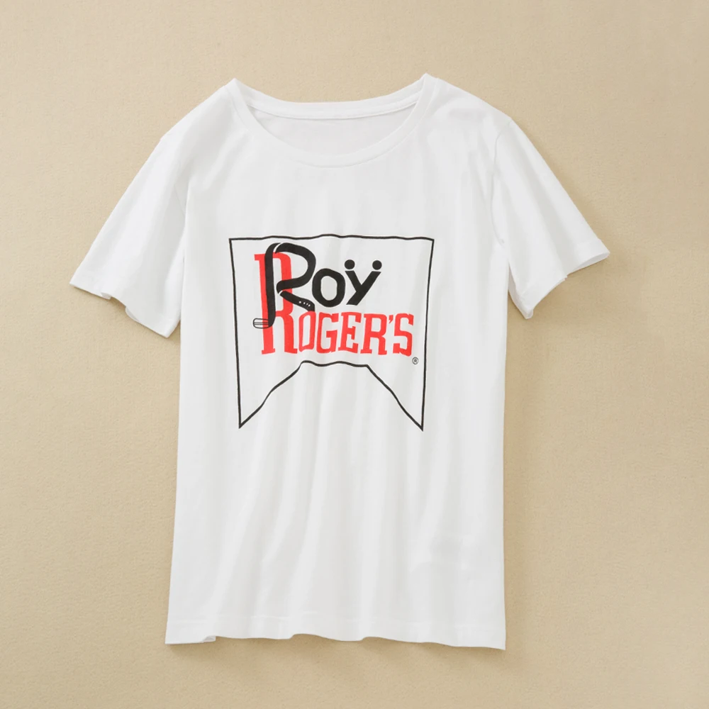 Women T-shirt 2019 Spring and Summer Round Head Collar Stitching Color Letter Short Sleeve T-shirt
Women T-shirt 2019 Spring and Summer Round Head Collar Stitching Color Letter Short Sleeve T-shirt