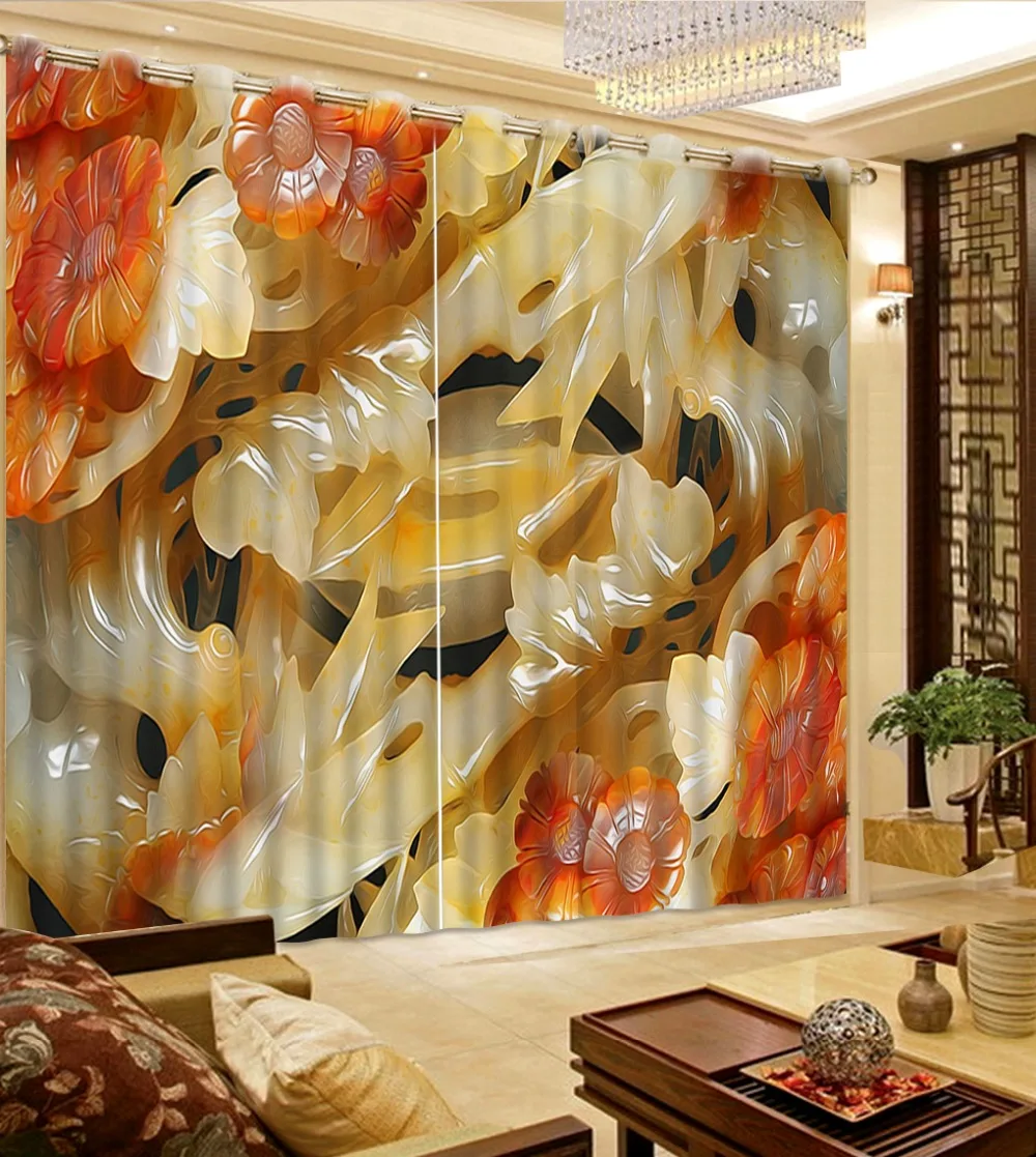 Photo Custom size Chinese 3D Window Curtain Photo Bedroom Curtains High quality Modern style Curtain
Photo Custom size Chinese 3D Window Curtain Photo Bedroom Curtains High quality Modern style Curtain