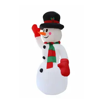 8 FT Height Inflatable Snowman for Christmas Home Yard Ornaments Stage Prop US Plug
8 FT Height Inflatable Snowman for Christmas Home Yard Ornaments Stage Prop US Plug