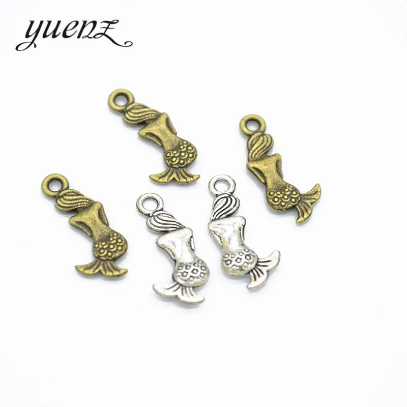 YuenZ 40 pcs Mermaid Charms Metal Pendant Diy Necklace Jewelry Handmade 20*9mm D782
YuenZ 40 pcs Mermaid Charms Metal Pendant Diy Necklace Jewelry Handmade 20*9mm D782